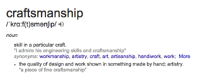 Hvad er Craftsmanship?