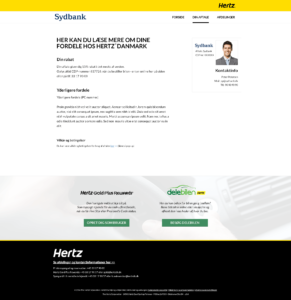 Hertz din aftale - MBR site webdesign