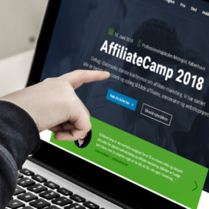 Responsivt design af website til AffiliateCamp 2018