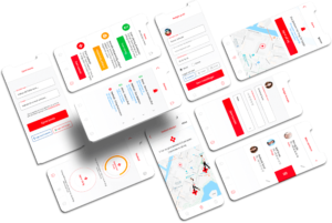wesafe ios og android app design