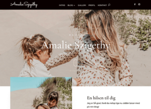 Amalie Szigethy hjemmeside